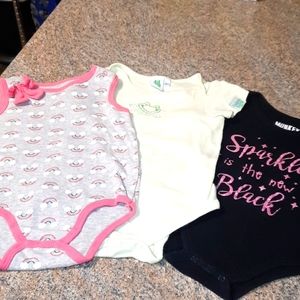 Three 24M Bodysuits